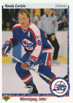 1990-91 Upper Deck #331 Randy Carlyle Front