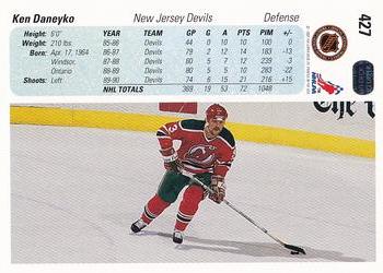  (CI) Ken Daneyko Hockey Card 1991-92 Panini Stickers 218 Ken  Daneyko : Collectibles & Fine Art