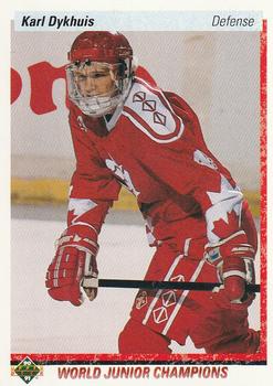 1990-91 Upper Deck #471 Karl Dykhuis Front