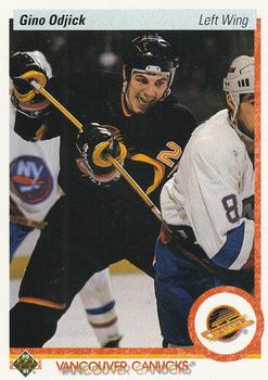 1990-91 Upper Deck #518 Gino Odjick Front