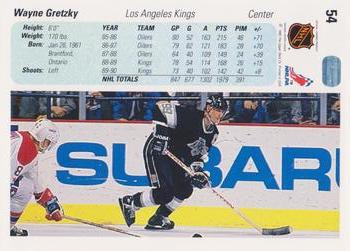 1990-91 Upper Deck #54 Wayne Gretzky Back