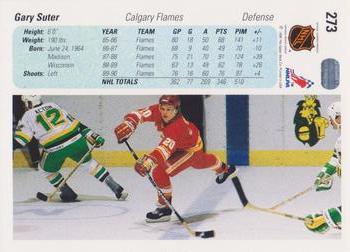 1990-91 Upper Deck #273 Gary Suter Back