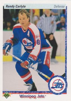 1990-91 Upper Deck #331 Randy Carlyle Front