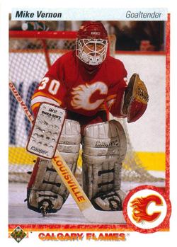1990-91 Upper Deck #254 Mike Vernon Front