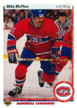 1990-91 Upper Deck #384 Mike McPhee Front