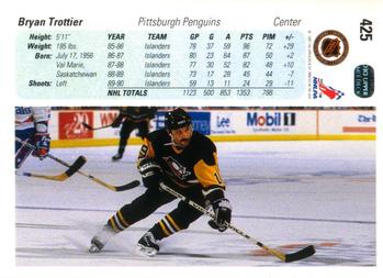 1990-91 Upper Deck #425 Bryan Trottier Back