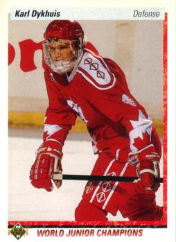 1990-91 Upper Deck #471 Karl Dykhuis Front