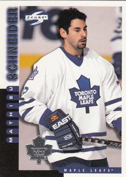 1997-98 Score Toronto Maple Leafs #10 Mathieu Schneider Front
