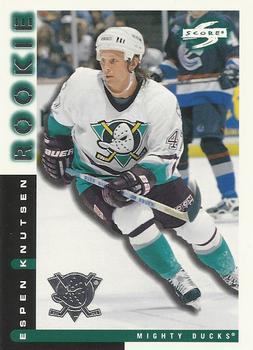 1997-98 Score Anaheim Mighty Ducks #20 Espen Knutsen Front