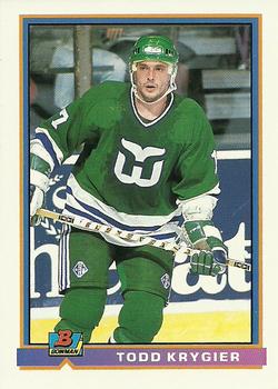 1991-92 Bowman #2 Todd Krygier Front