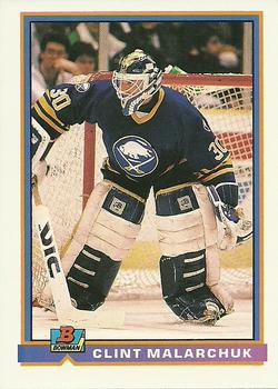 1991-92 Bowman #23 Clint Malarchuk Front