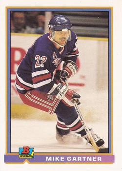 1991-92 Bowman #74 Mike Gartner Front
