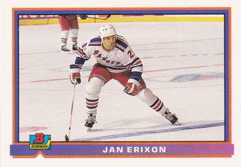 1991-92 Bowman #77 Jan Erixon Front