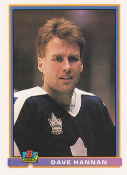 1991-92 Bowman #155 Dave Hannan Front