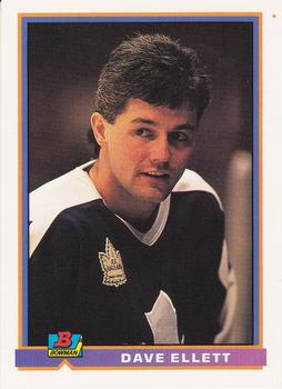 1991-92 Bowman #163 Dave Ellett Front