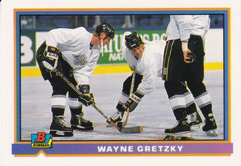1991-92 Bowman #176 Wayne Gretzky Front
