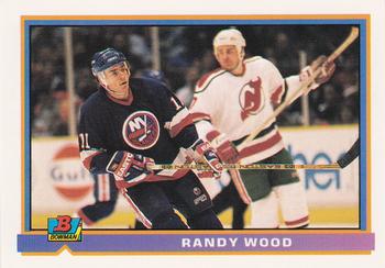 1991-92 Bowman #227 Randy Wood Front