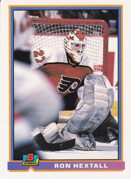 NHL Pro Set 1990 Hockey Trading Card #216 Ron Hextall #27 Philadelphia  Flyers