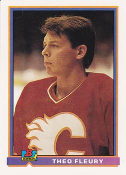 1991-92 Bowman #270 Theo Fleury Front