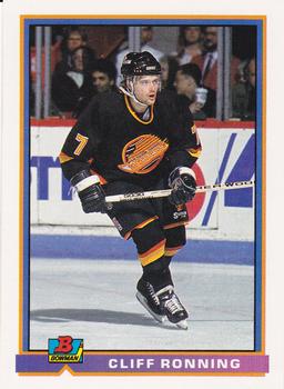 1991-92 Bowman #313 Cliff Ronning Front
