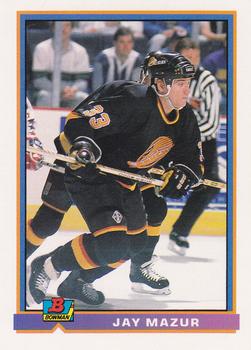 1991-92 Bowman #322 Jay Mazur Front