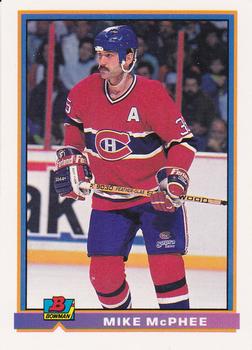 1991-92 Bowman #339 Mike McPhee Front