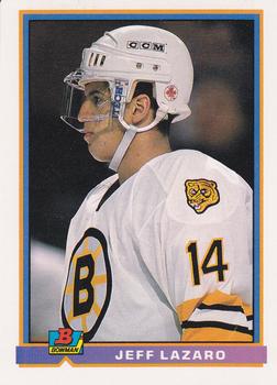 1991-92 Bowman #352 Jeff Lazaro Front