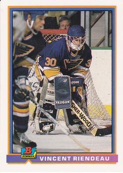 1991-92 Bowman #372 Vincent Riendeau Front