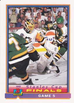 1991-92 Bowman #423 Stanley Cup Finals Game 5 Front