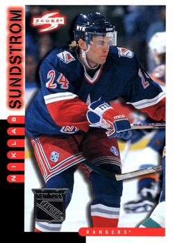 1997-98 Score New York Rangers #5 Niklas Sundstrom Front