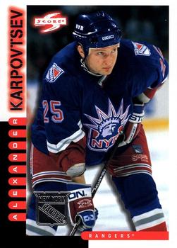 1997-98 Score New York Rangers #8 Alexander Karpovtsev Front