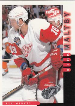 1997-98 Score Detroit Red Wings #15 Kirk Maltby Front
