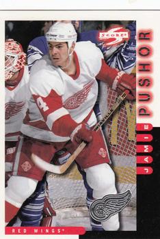 1997-98 Score Detroit Red Wings #19 Jamie Pushor Front