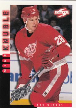 1997-98 Score Detroit Red Wings #20 Mike Knuble Front