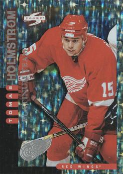 1997-98 Score Detroit Red Wings - Platinum Team #16 Tomas Holmstrom Front