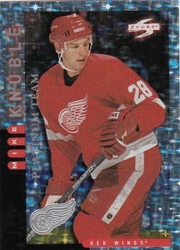 1997-98 Score Detroit Red Wings - Platinum Team #20 Mike Knuble Front
