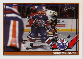 1991-92 O-Pee-Chee #103 Edmonton Oilers Front