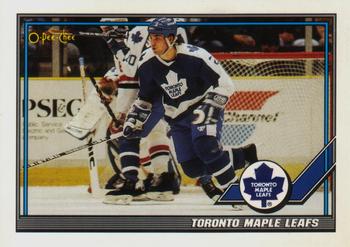 1991-92 O-Pee-Chee #123 Toronto Maple Leafs Front