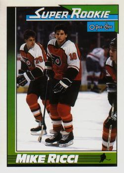 1991-92 O-Pee-Chee #13 Mike Ricci Front