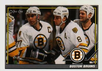 1991-92 O-Pee-Chee #170 Boston Bruins Front