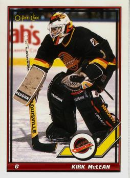 NHL Pro Set 1991 Hockey Trading Card 603 Kirk McLean #1 Vancouver Canucks  on eBid United States | 127429498