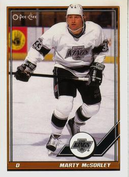 1991-92 O-Pee-Chee #225 Marty McSorley Front