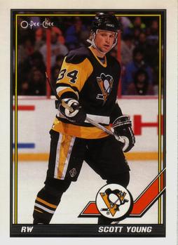1991-92 O-Pee-Chee #235 Scott Young Front