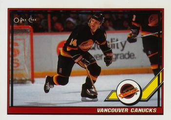 1991-92 O-Pee-Chee #242 Vancouver Canucks Front