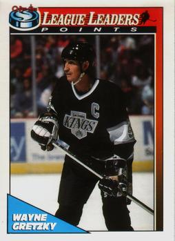 1991-92 O-Pee-Chee #257 Wayne Gretzky Front