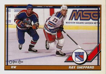 1991-92 O-Pee-Chee #289 Ray Sheppard Front