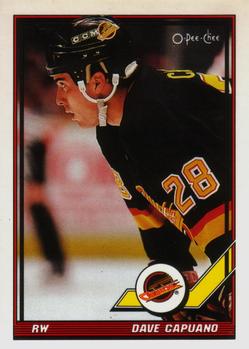 1991-92 O-Pee-Chee #318 Dave Capuano Front