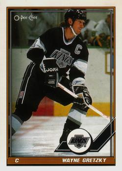 1991-92 O-Pee-Chee #321 Wayne Gretzky Front