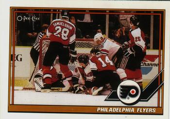 1991-92 O-Pee-Chee #329 Philadelphia Flyers Front