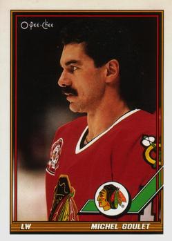 1991-92 O-Pee-Chee #336 Michel Goulet Front
